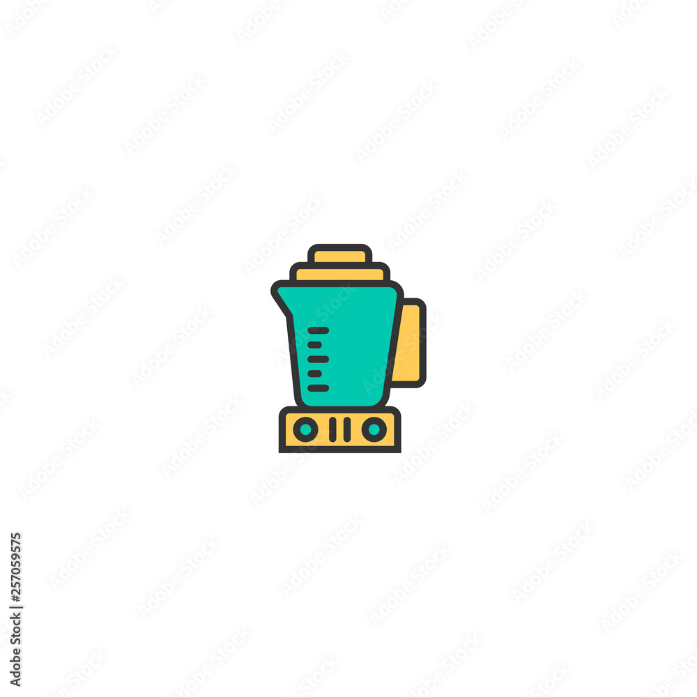 Mixer icon design. Gastronomy icon vector design Mixer icon design. Gastronomy icon vector design