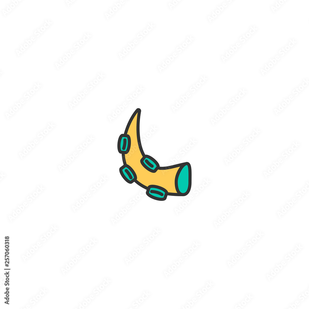 Octopus icon design. Gastronomy icon vector design Octopus icon design. Gastronomy icon vector design
