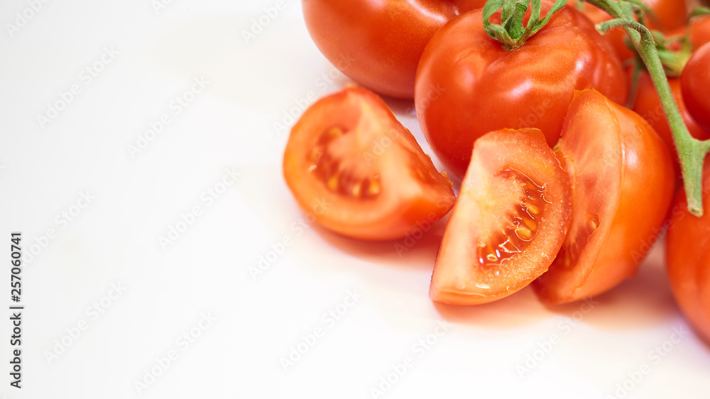 tomatoes isolated over white background tomatoes isolated over white background