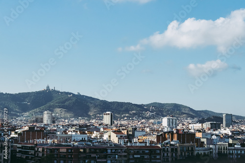 Vue panoramique sur Barcelone