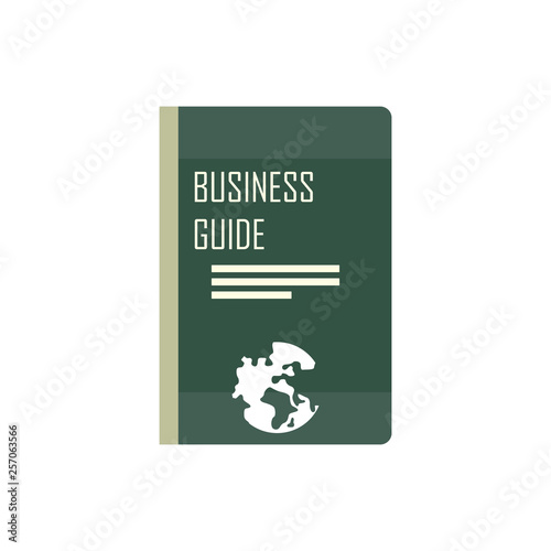Business guide vector illustration in flat design photo
