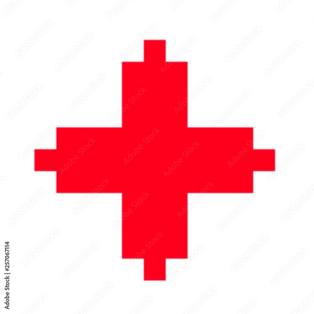 cross pixel art information signs cross pixel art information signs