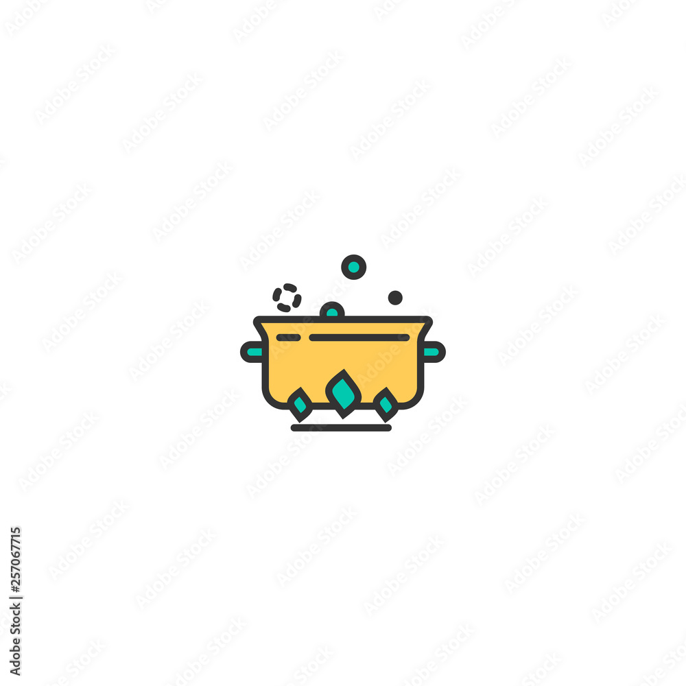 Stew icon design. Gastronomy icon vector design Stew icon design. Gastronomy icon vector design