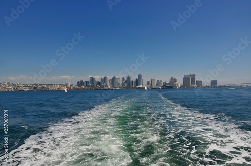 View over San Diego from the Ocean