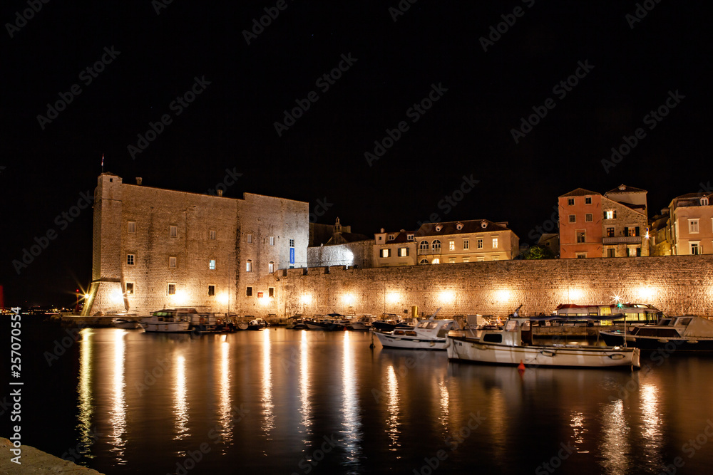 Dubrovnik Harbour at Night