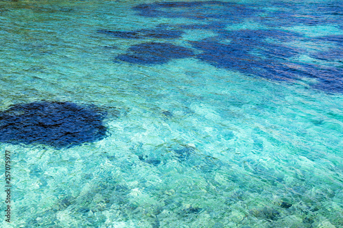 blue water in the sea © ozgur
