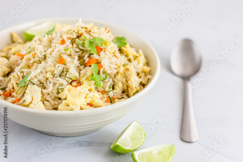Egg Fried Rice Chinese Style, Oriental Cuisine, Chinese Food, Asian Food, Comfort Food.
