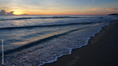 Sunrise at a beautiful beach in nilaveli, sri lanka