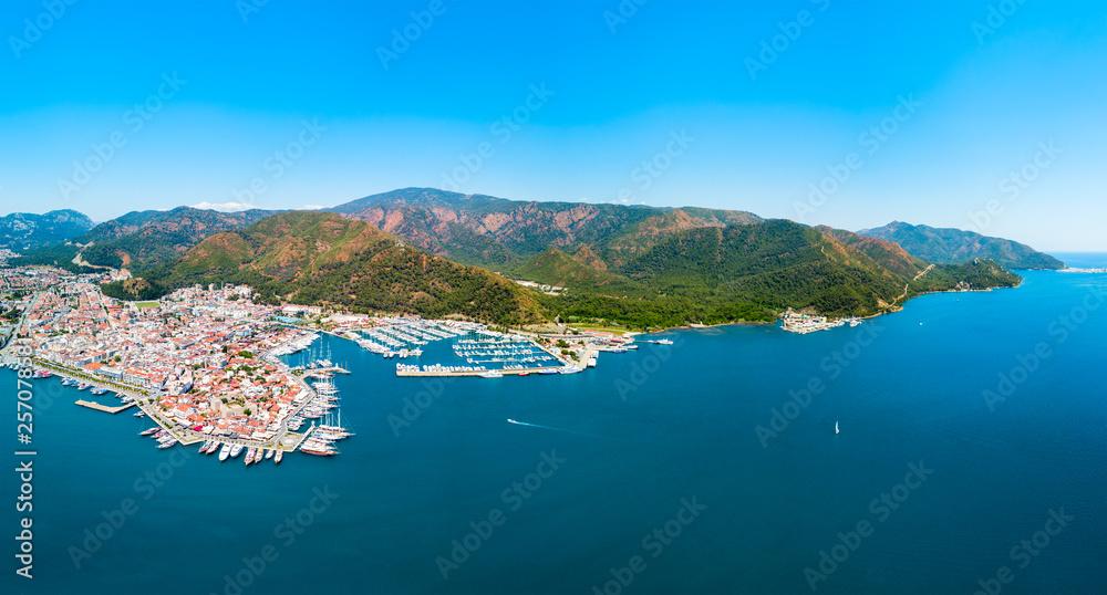 Marmaris city view in Turkey