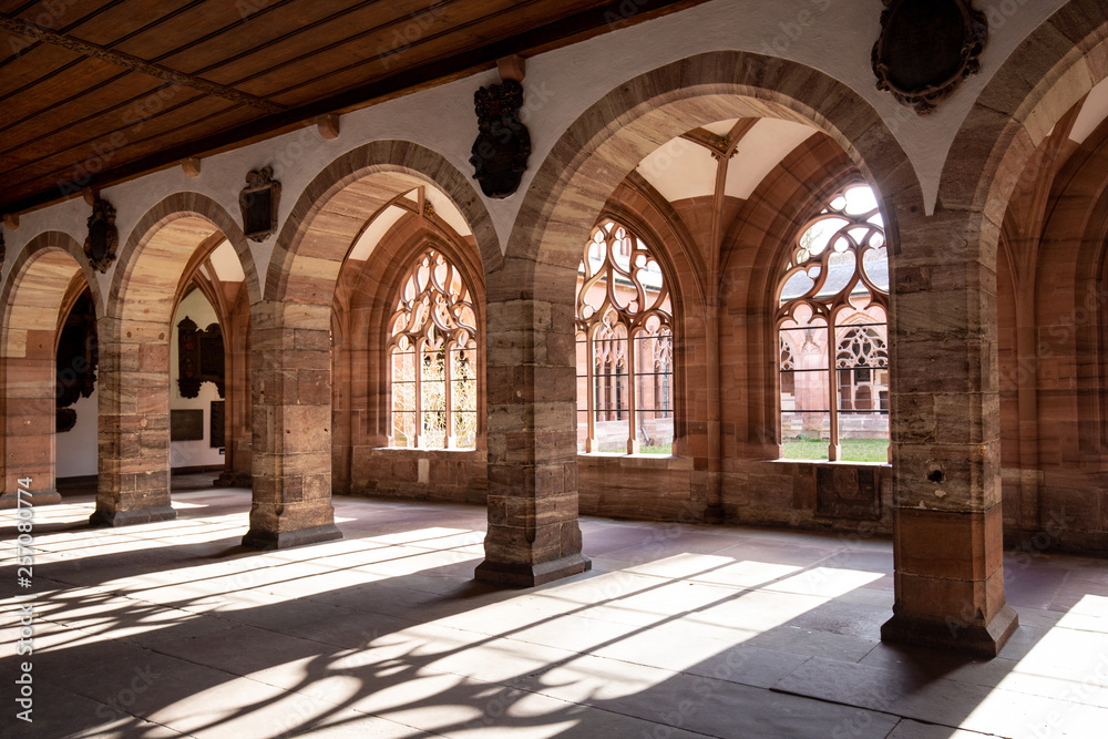 Cloister at the Cathedral of Basel, Switzerland