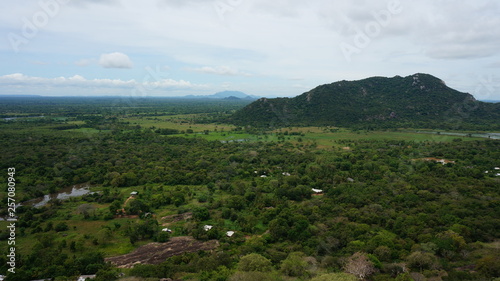 Sri Lanka landscapes nature background near Mihintale