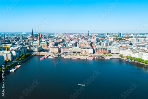 Hamburg city centre view  Germany