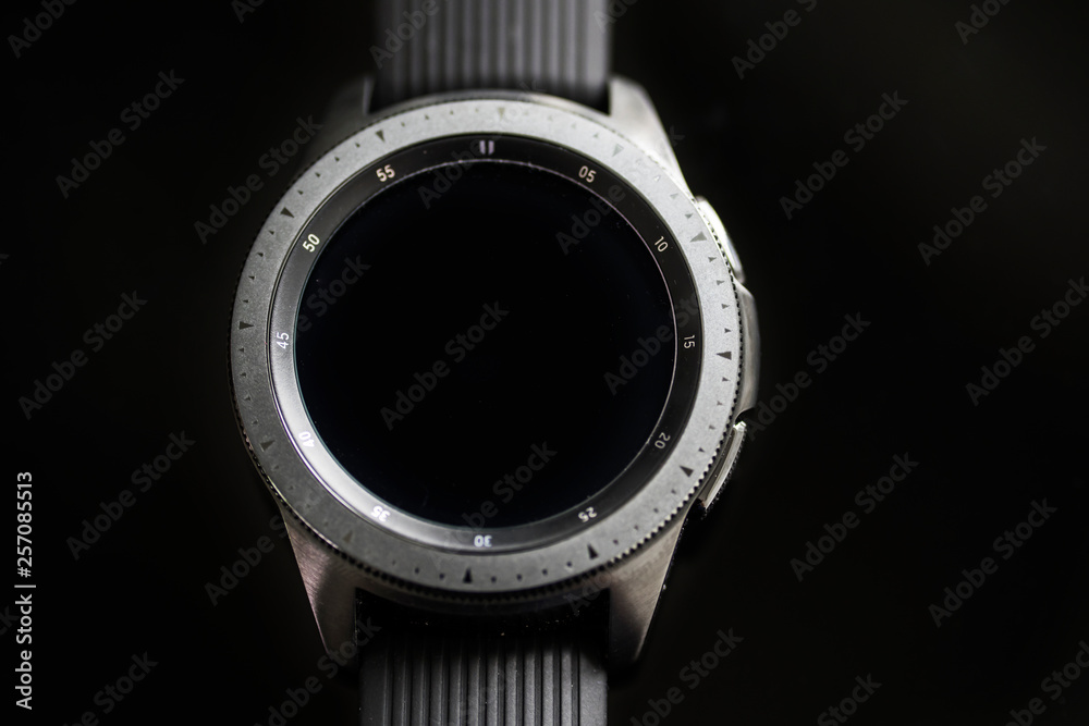Blank screen of Galaxy watch Stock Photo Adobe Stock