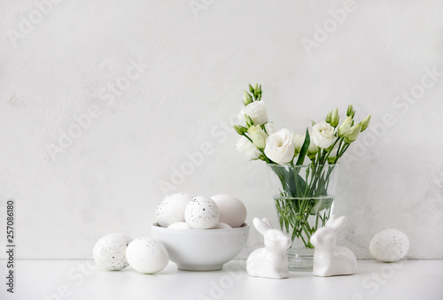 Easter festive background with blank space for a text