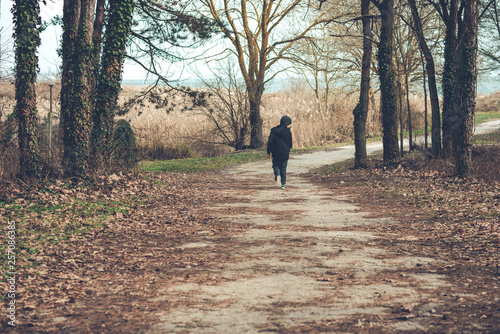Autumn walking
