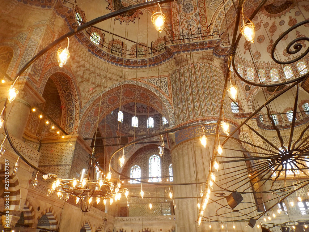 Interior Mezquita,EStambul Turquía