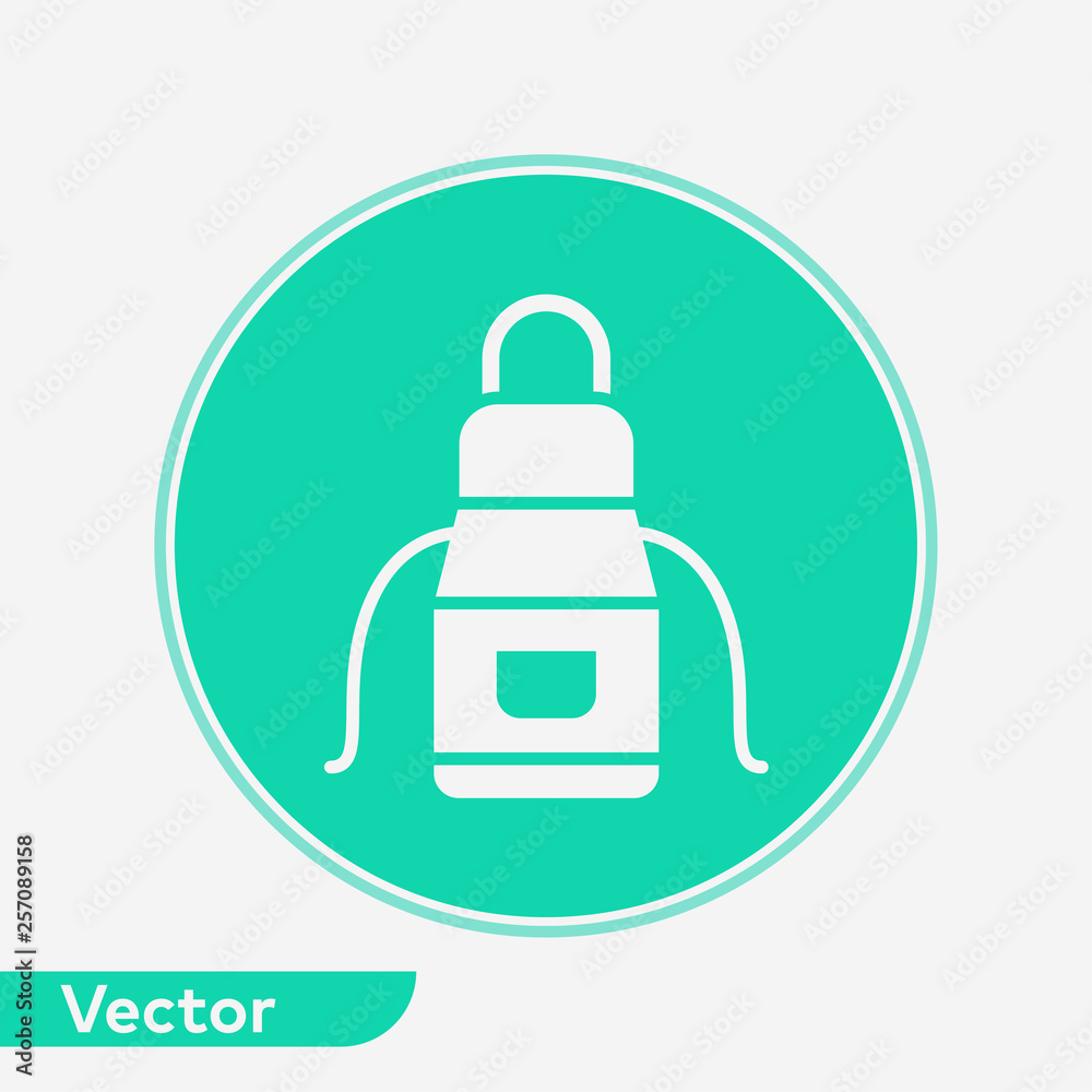 Apron vector icon sign symbol Apron vector icon sign symbol