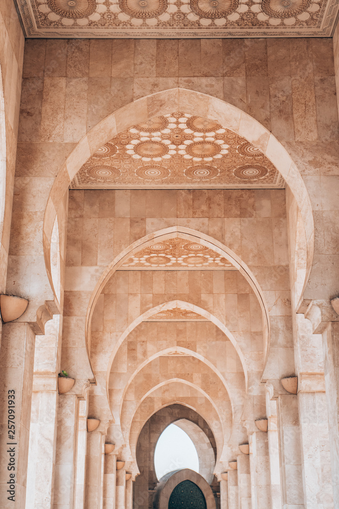 Famous Mosque in Casablanca, Morocco