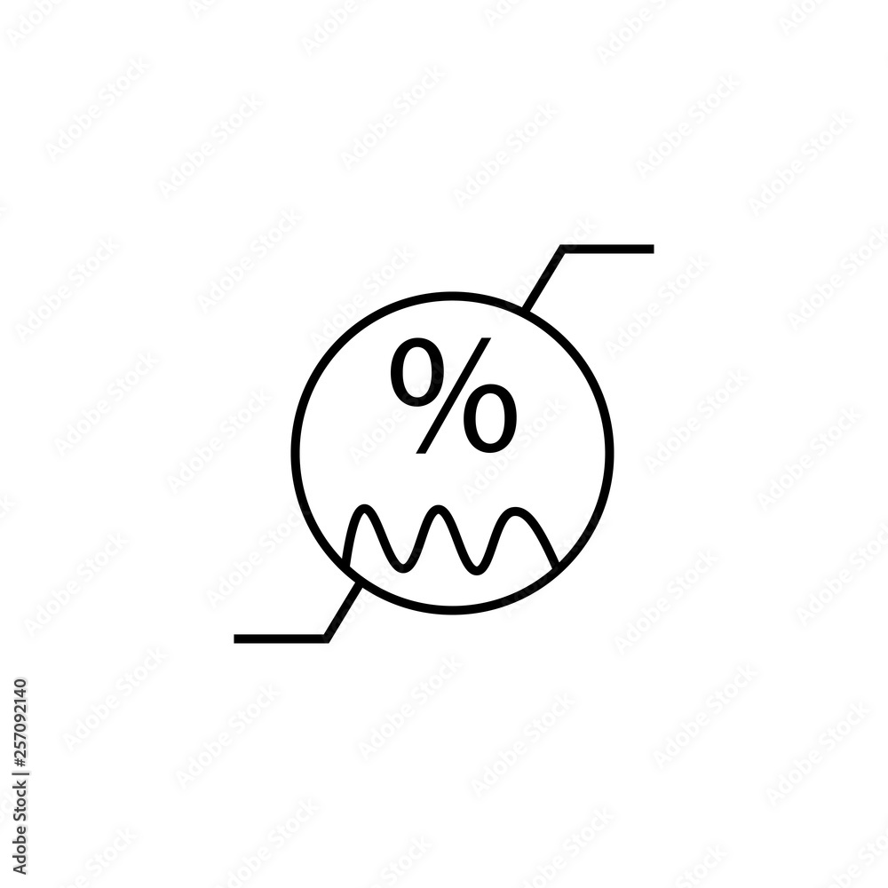Humidity limit sign. Marking of medical products Humidity limit sign. Marking of medical products