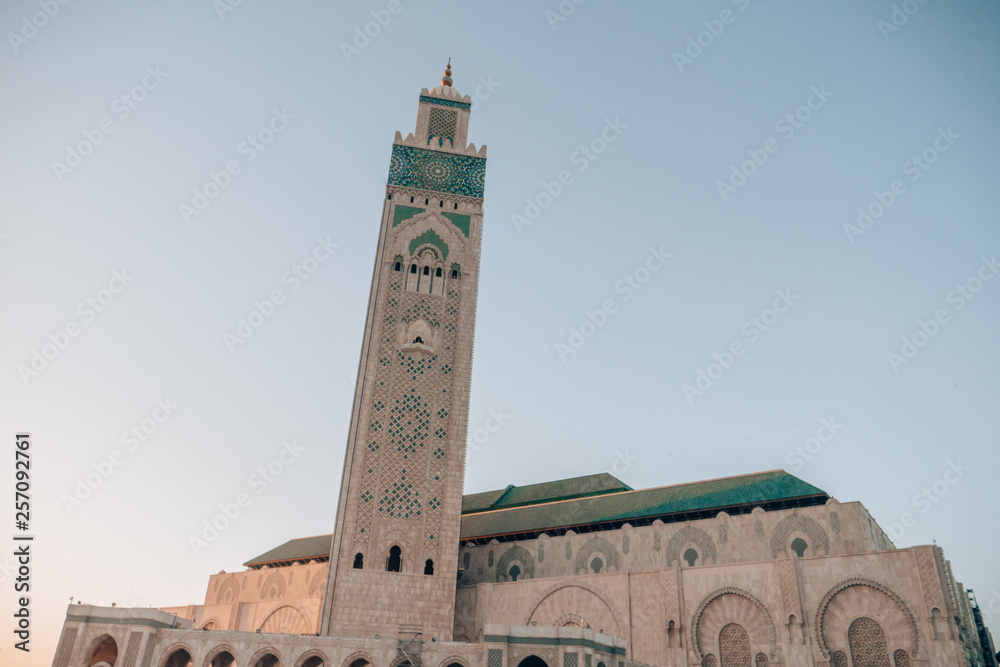 Obraz premium Hassan II Mosque in Casablanca, Morocco
