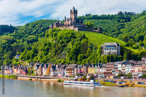 Reichsburg Castle in Cochem, Germany photo