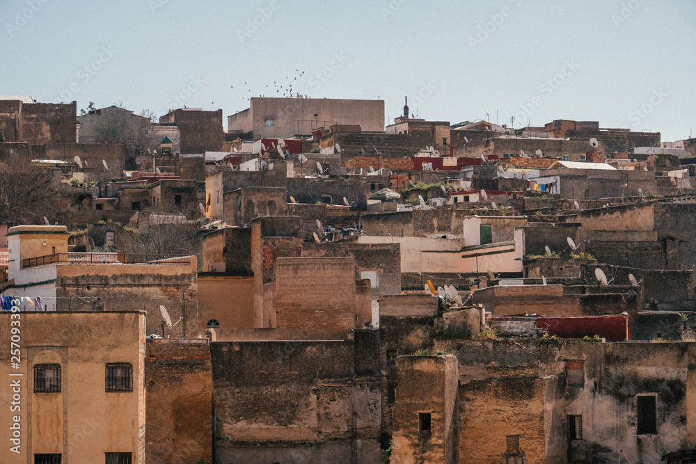 Cityscape of the Median of Fez, Morocco