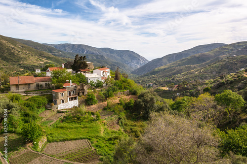 Wallpaper Mural Crete island. Houses in valley between the hills. Rural landscape. Greece. Torontodigital.ca