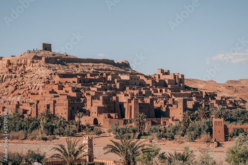 nice architecture of Ait Ben Haddou in Morocco