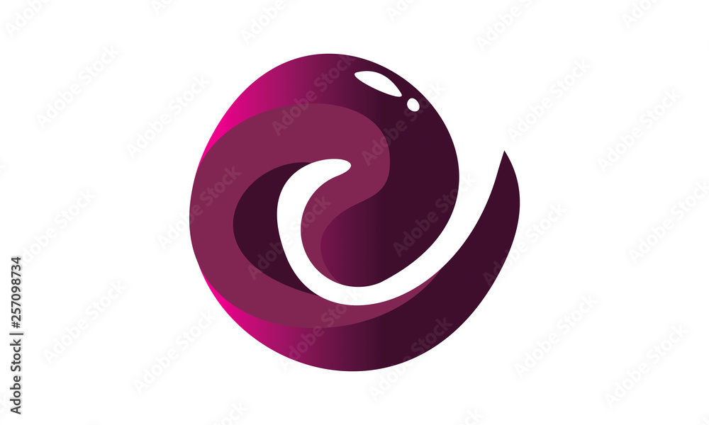 Obraz premium color c logo