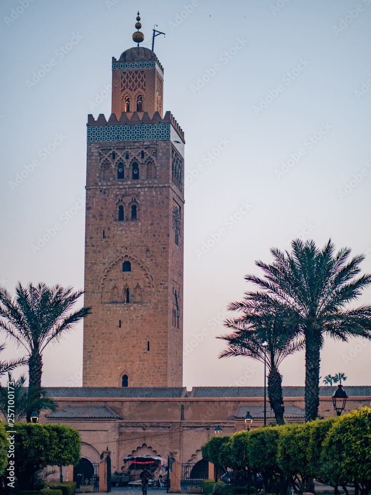 Koutoubia Mosque in Marrakech, Morocco