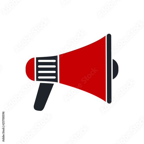 Speaker, megaphone icon – vector