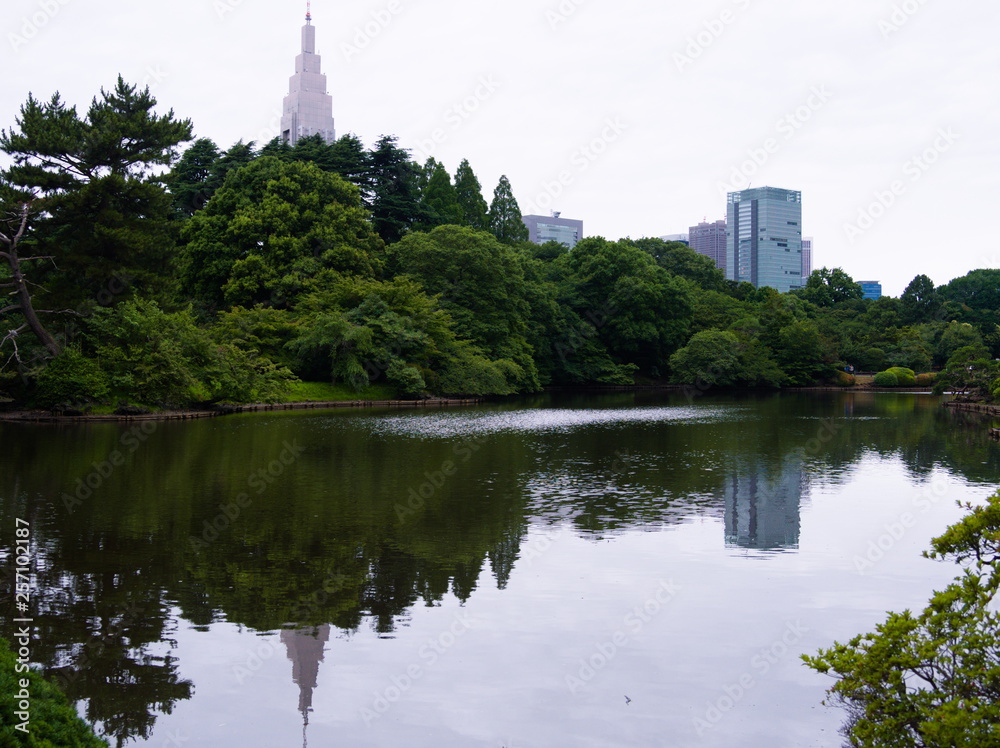 reflection of church in the river