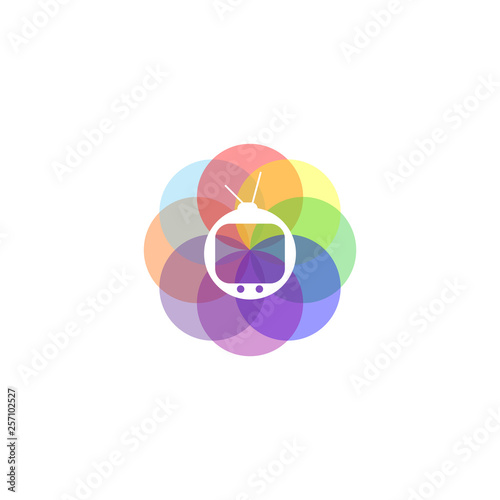Colorful Television Logo Inspiration