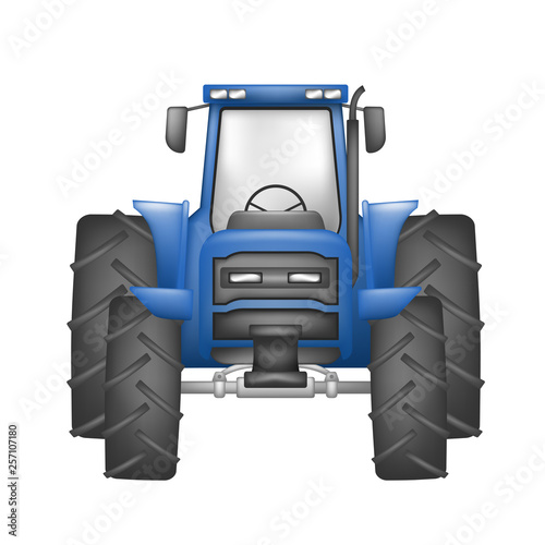 Creative tractor illustration