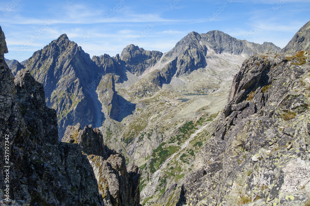 view of High Tatras mountains view of High Tatras mountains