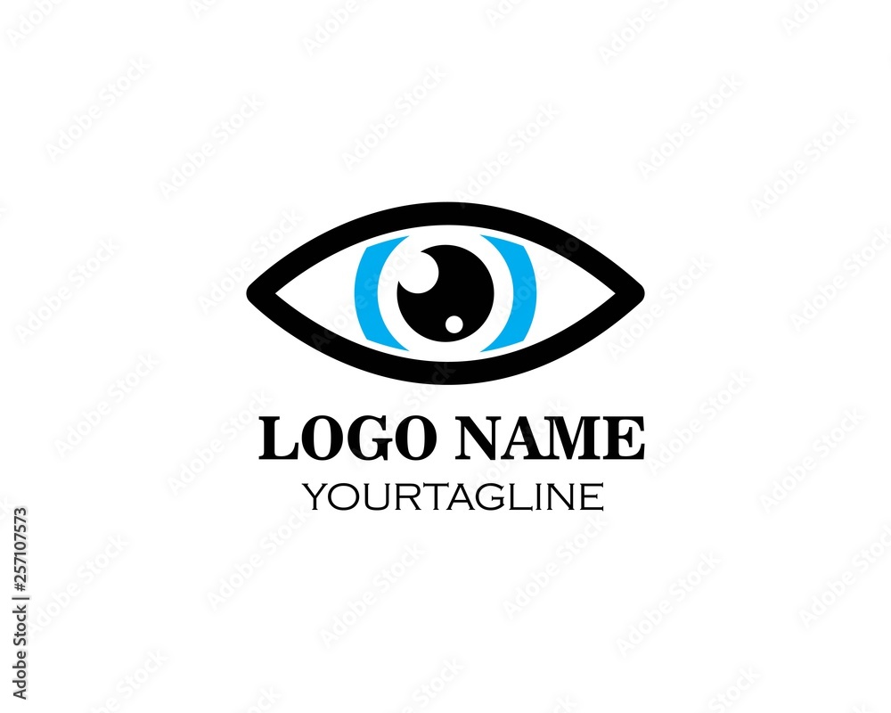 Eye icon Logo vector Template Eye icon Logo vector Template