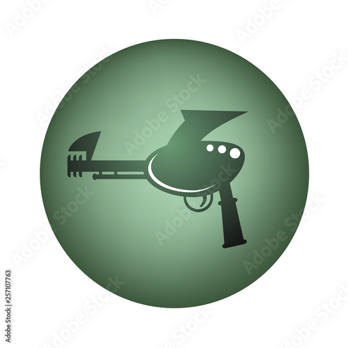 Alien blaster icon