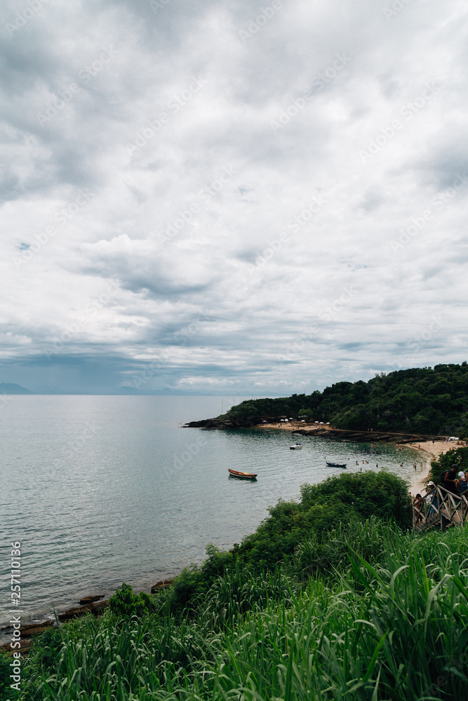 landscape with sea and blue sky landscape with sea and blue sky