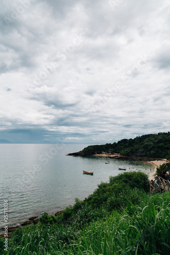 landscape with sea and blue sky