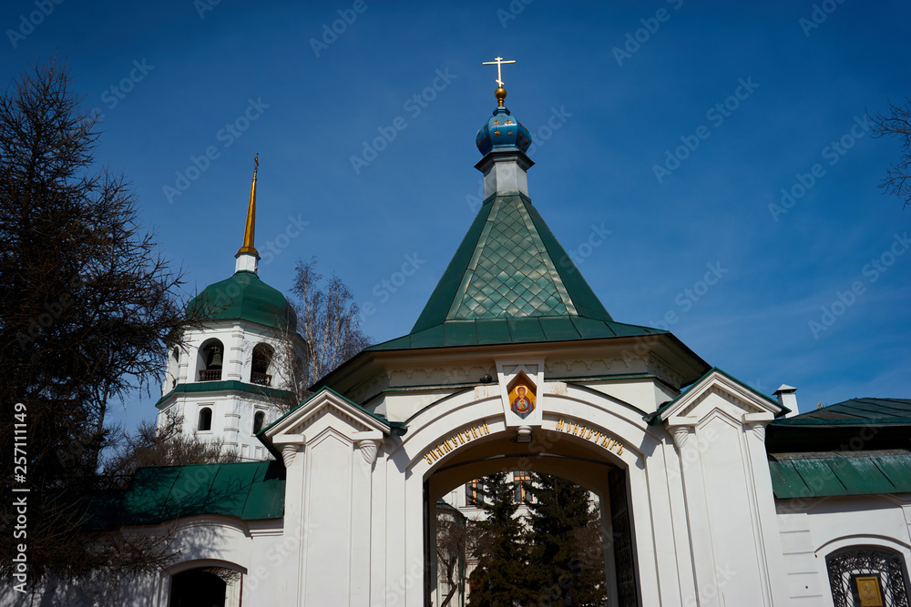 entrance to the church architecture. bathed. religion