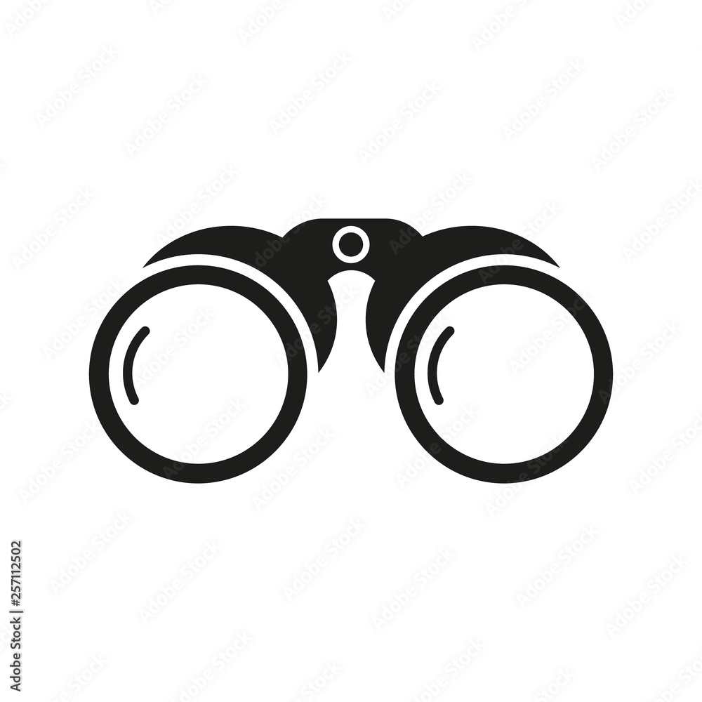 Binoculars icon. Vector illustration. Isolated. Binoculars icon. Vector illustration. Isolated.