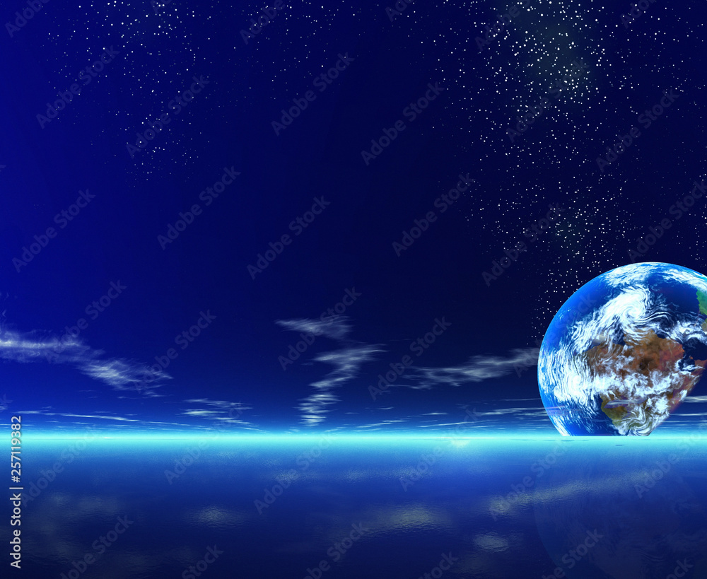 宇宙から見た地球 宇宙から見た地球