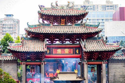 Tablou pe pânză chinese temple in foshan ancestral temple 2019
