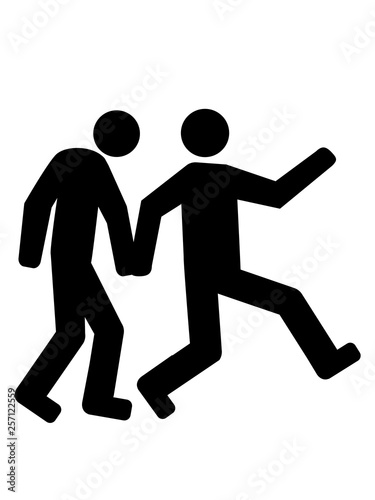 Freunde Abschleppen Liebe 2 Team Paar Glucklich Fit Wach Mude Faul Traurig Gehen Schlapp Erschopft Depressiv Unglucklich Schlafrig Piktogramm Logo Design Stock Illustration Adobe Stock