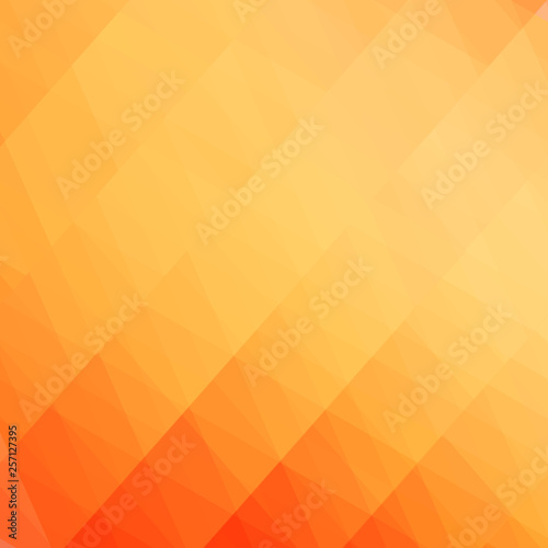 Triangle abstract orange pattern vector background