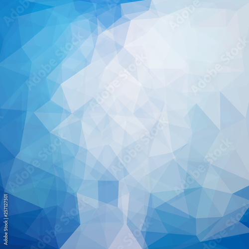 Abstract polygonal background in blue colors