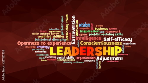 leadership Word Cloud concept illustration