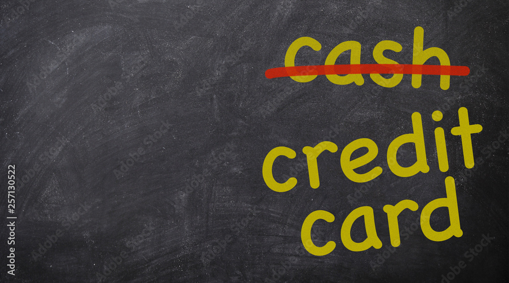 Obraz premium opposite messages on blackboard