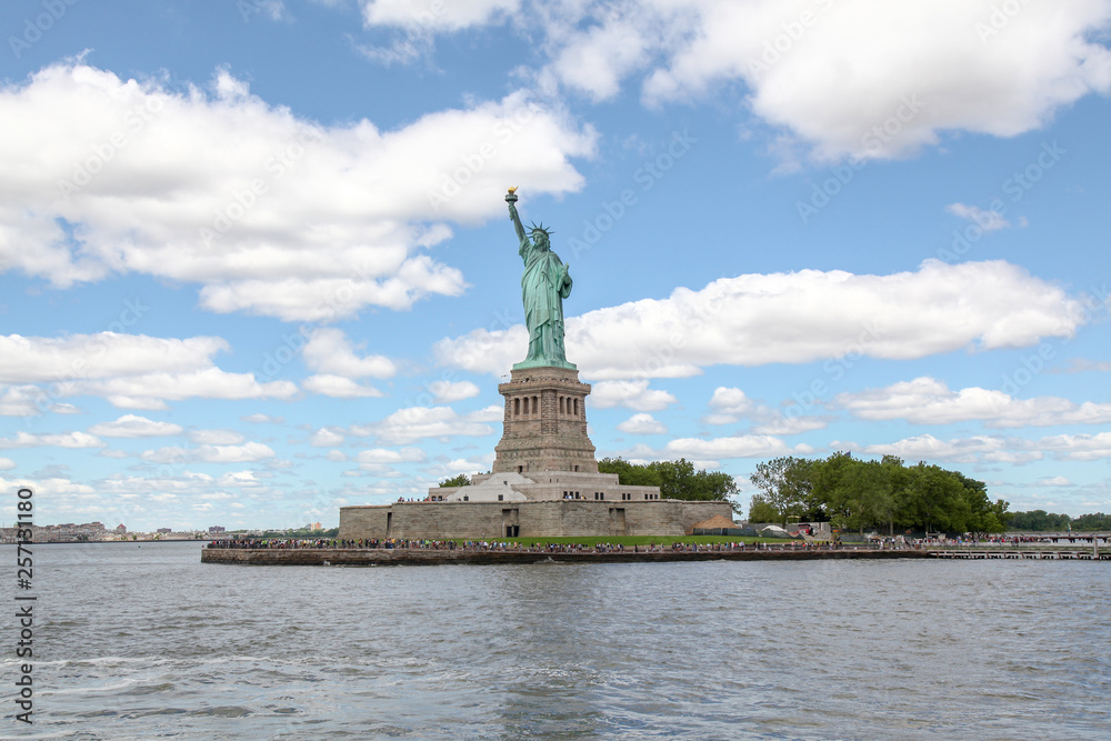 The Statue of liberty in New York ,USA .