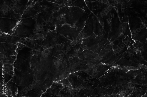 Natural black marble texture for skin tile wallpaper luxurious background, for design art work. Stone ceramic art wall interiors backdrop design. Marble with high resolution © NOOMUBON PHOTO